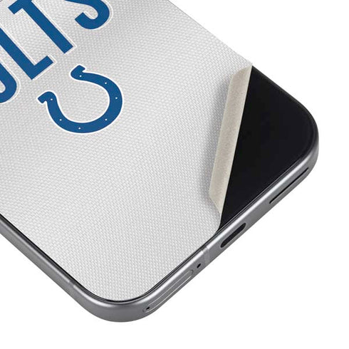NFL Indianapolis Colts White Striped Pixel 9 Pro XL Skin